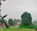 西青城市景觀綠雕，2022虎年春節綠雕，綠雕設計