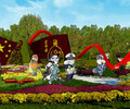 疏勒真植物綠雕，2022春節植物雕塑，綠化景觀
