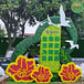揭阳绿雕植物墙市场价格，龙年绿雕装饰