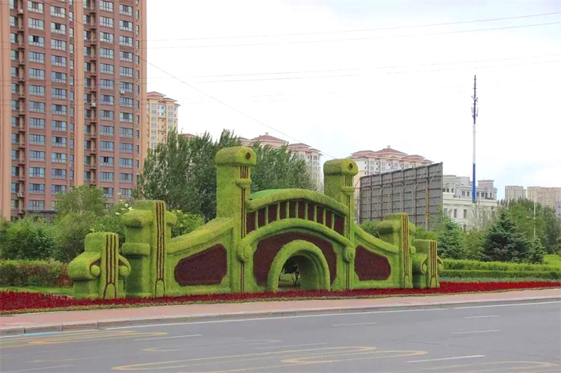 凌海二十绿雕大型节日景观造型设计 (今日/价格)