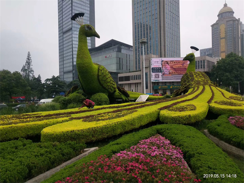 深圳喜迎二十達綠雕指導價格 2022已更新