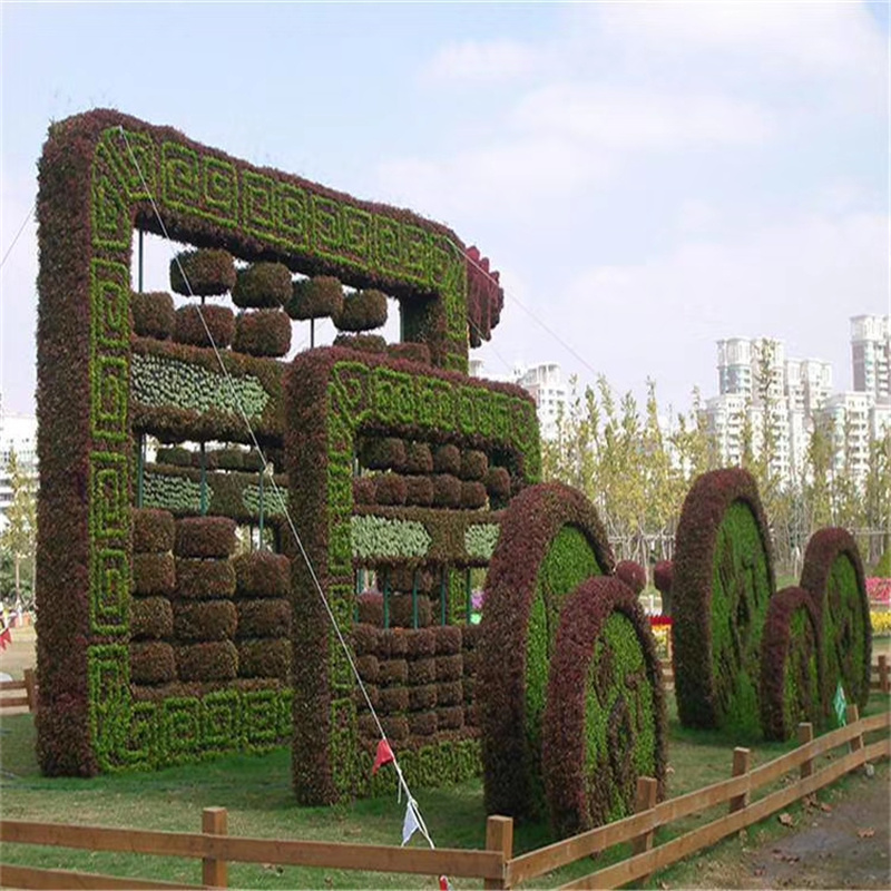 北镇二十绿雕大型五色草造型生产多图 (今日/价格)