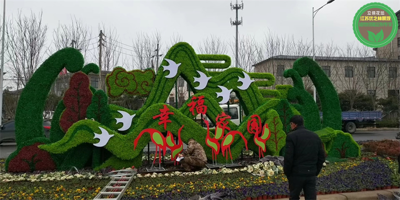 龙川国庆绿雕 火车绿雕市场报价 绿化造型