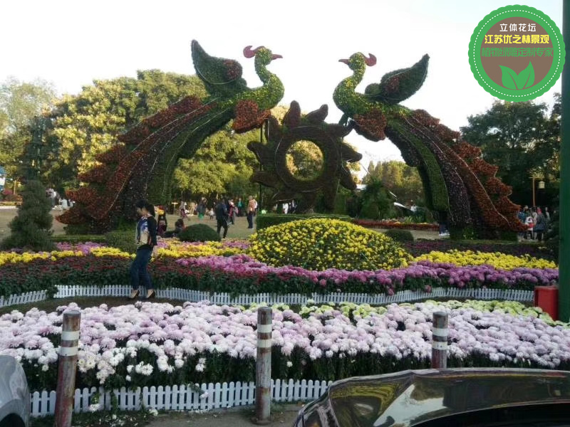凤冈国庆绿雕 绿雕制作厂家报价 立体花坛设计
