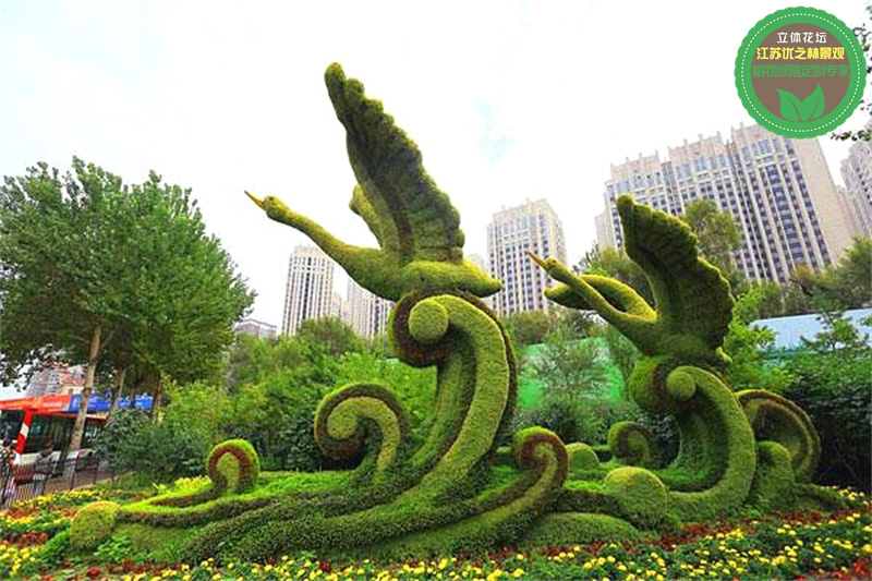 长丰国庆绿雕 龙造型绿雕采购厂家 立体花坛多少钱