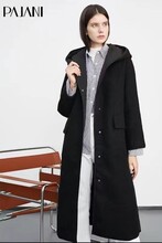北京帕加尼21冬欧美版型女装品牌折扣大衣棉衣羽绒实体商场女装皮草双面尼羊绒毛尼