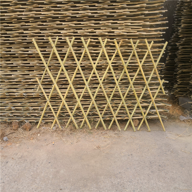 沙坪坝竹篱笆图片碳化实木护栏竹篱笆竹子护栏