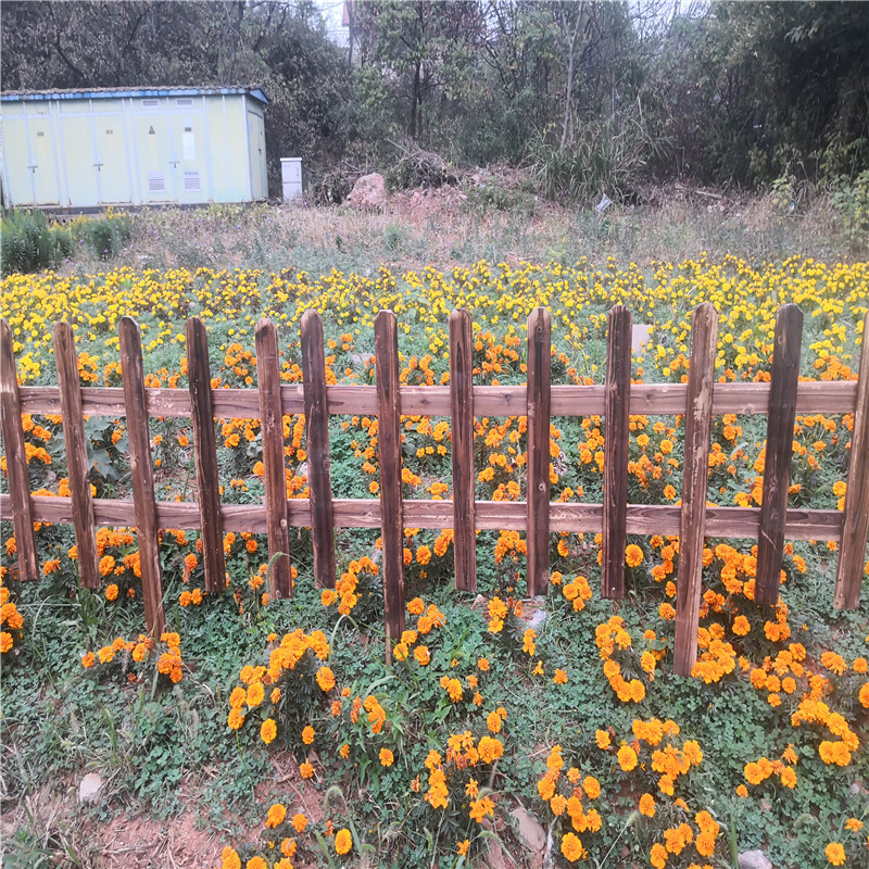 贵港新农村围栏隔离防护栏竹篱笆竹子护栏
