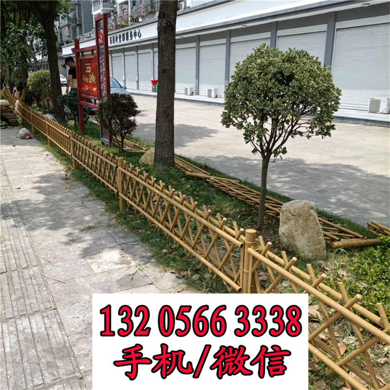 重庆九龙坡竹篱笆护栏碳化防腐木竹篱笆竹子护栏