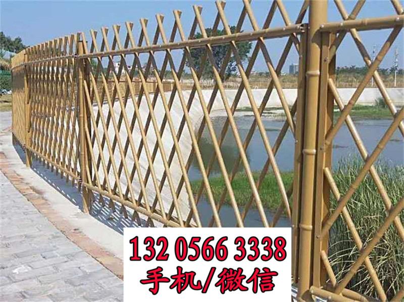 重庆南岸竹子护栏公园木围栏竹篱笆竹子护栏