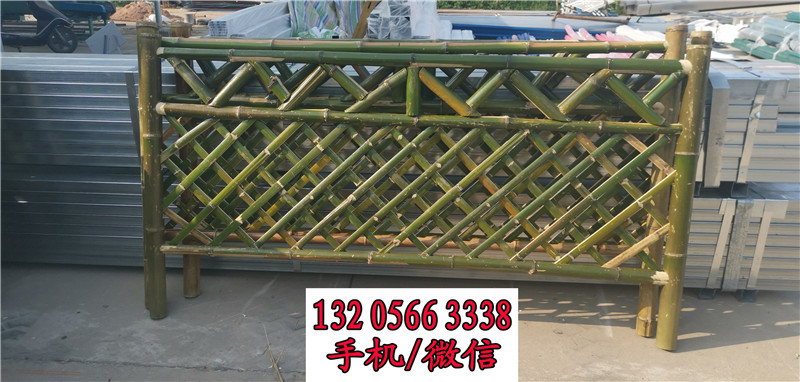 红桥绿化栏杆景观护栏竹篱笆竹子护栏
