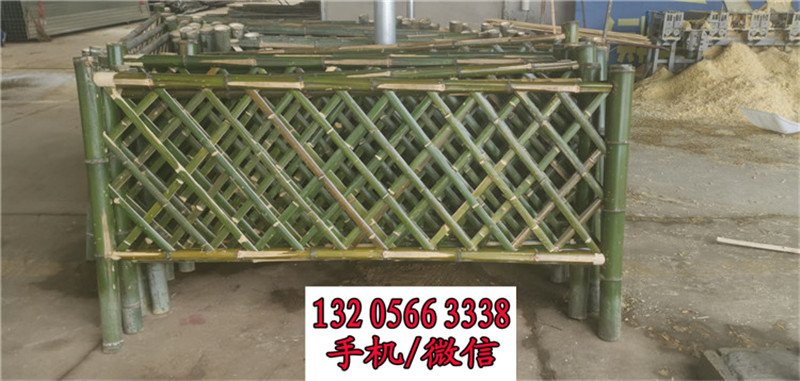 重庆南岸竹子护栏公园木围栏竹篱笆竹子护栏