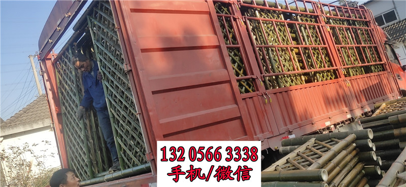 湖南永州防腐护栏锌钢道路护栏竹篱笆竹子护栏