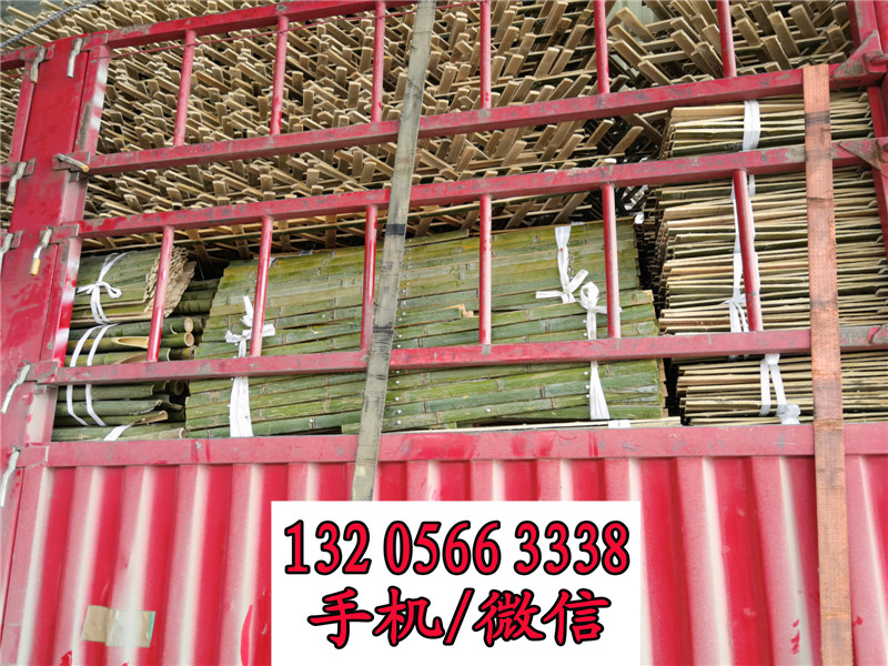广东梅州围墙竹片定制木围栏篱笆竹篱笆竹子护栏