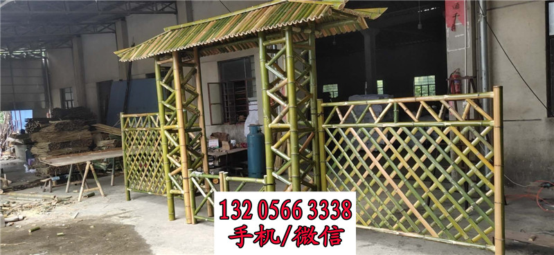 重庆永川户外花园围栏阳台篱笆围挡竹篱笆竹子护栏