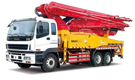 贵港市37米-63米混凝土地泵天泵臂架泵拖泵车载泵出租