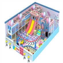 室内游乐场室内儿童乐园大型商场淘气堡淘气堡中庭百万球池