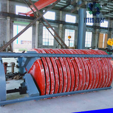 惠州重晶石螺旋溜槽玻璃鋼選煤溜槽重力選礦設備