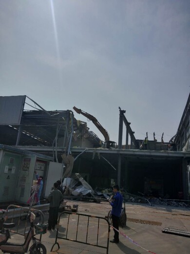 广州越秀钢结构厂房拆除、钢结构打拆切割施工及流程