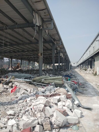 市场价格、广州天河房屋拆除钢结构厂房-拆除切割施工及流程