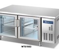 奧斯特商用冰箱WTS15G2二玻璃門操作臺冰箱1.5米冷藏工作臺