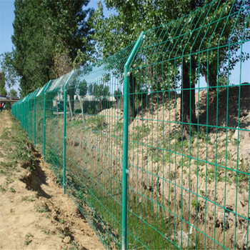 水源地保护区护栏网池塘水塘绿色金属围栏南水北调工程防护网