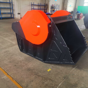 挖掘機(jī)破碎斗液壓顎式粉碎斗巖石水泥板破碎挖斗