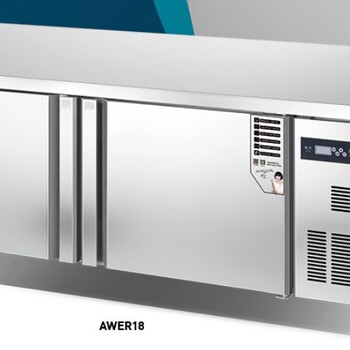 美厨商用冰箱AWER18欧B款风冷冷藏工作台1.8米冷藏平台雪柜