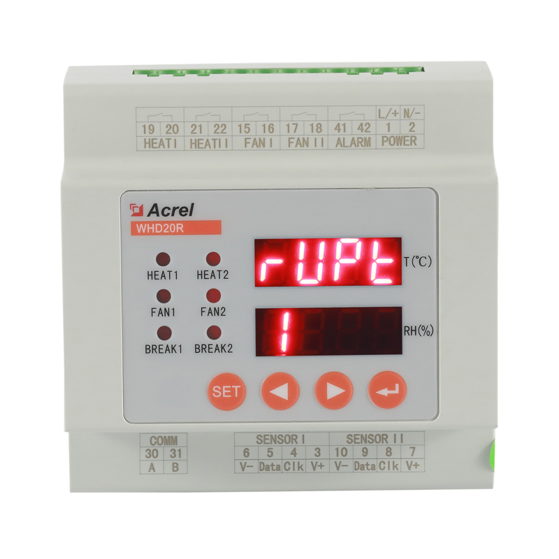 安科瑞温湿度控制器WHD20R-22用于中高压开关柜、端子箱、环网柜