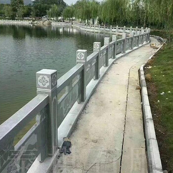 花崗巖欄桿價格-供應南通市花崗巖河道石欄桿