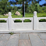 景区大理石栏杆雕刻制作-大理石护栏供应