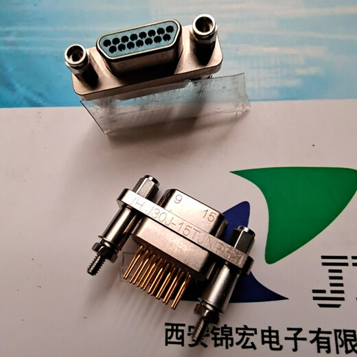 PCB使用J30J-15TJN-J直插印制板矩形连接器生产锦宏牌