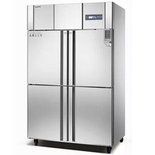 美厨四门风冷冰箱AER4美厨欧款风冷无霜冰柜四门不锈钢厨房冷柜