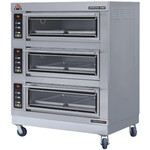 恒联电烤箱GL-6CS恒联三层六盘电烘炉恒联三层烤箱商用电烤炉