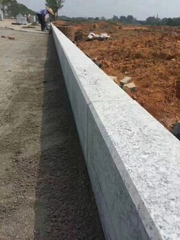 湖南花崗巖石材廠家郴州芝麻白路基石衡陽擋土條石
