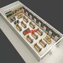 饰品百货店货架全店设计