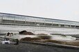 亿锦供应北京UHPC仿石景观坐凳人造水磨石浇注石花坛GRC构件