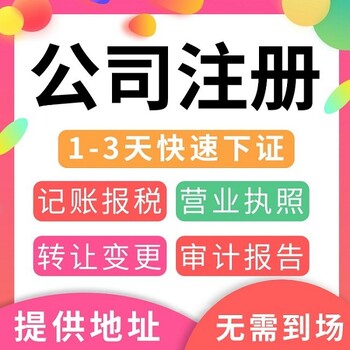 重庆注册个体营业执照代办,江北区分公司注册执照代办