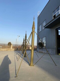 神星牒13m避雷针，10米15米碳纤维升降避雷针图片2