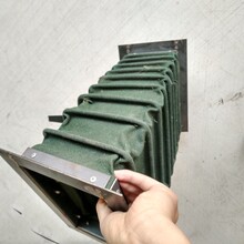 通风伸缩风管帆布软连接风机软连接排风管道软管软接头防火耐高温