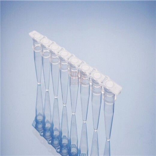 0.1ml白色8联排实时荧光定量PCR管平盖