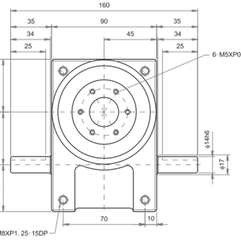 高士达分割器凸缘型45df自动打码机用高精密凸轮分割器订制费用