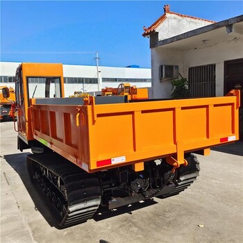 3噸履帶運(yùn)輸車沼澤地四不像爬山王農(nóng)用拉毛竹自卸車