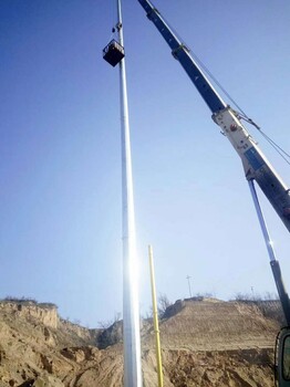 GH-20环形避雷针塔11米13米15米17米19米立钢管接闪杆塔热镀锌