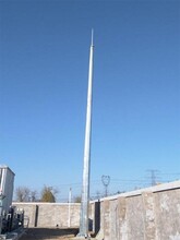 西安30米35米环形避雷塔GH钢管立杆接闪器热镀锌单管塔