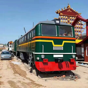 湖北荆门复古火车模型，欧式火车定制，绿皮火车出售