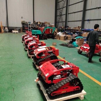 球場遠程控制割草機果園履帶除草機小型履帶除草機