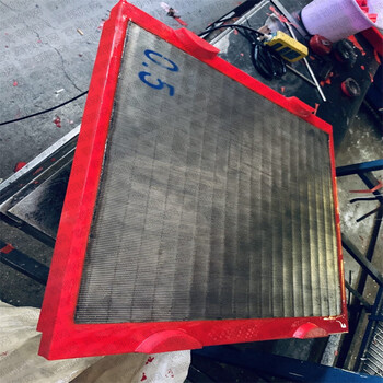 陕西安康振动筛不锈钢条缝筛板用来选矿。