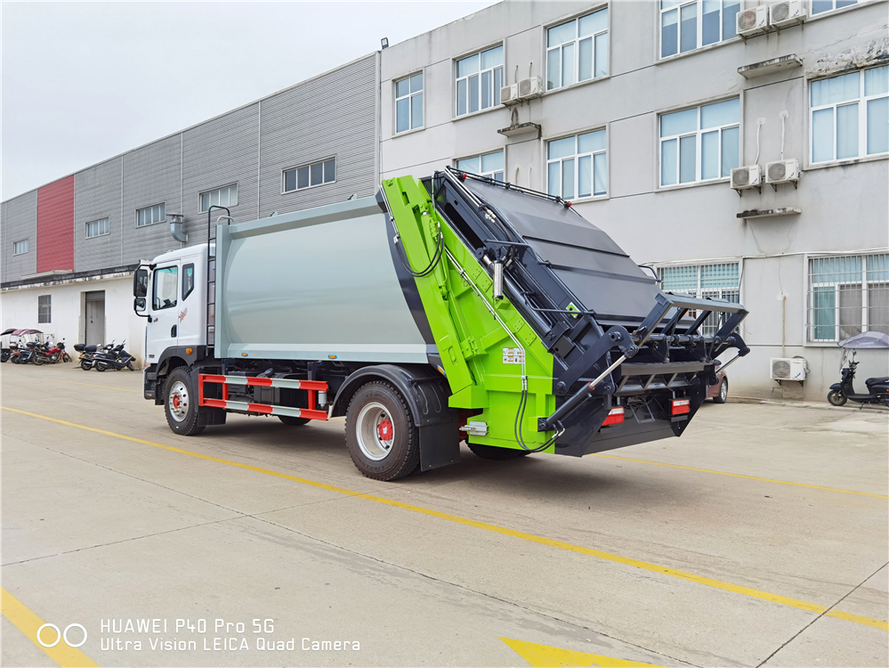 渭南全自动垃圾车移动压缩垃圾车精工环卫厂