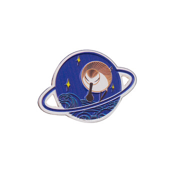 找胸針廠家絲印工藝徽章星球動(dòng)漫徽章生產(chǎn)